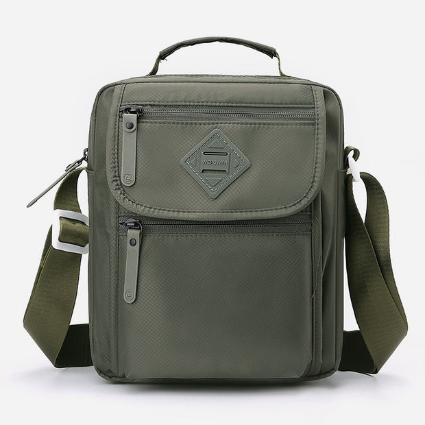 Portable Nylon Crossbody Handbag For Men Minimalist Shoulder Purse