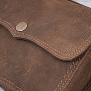 Women Men Utility Waist Bag Adjustable Belt Leather Hip Purse