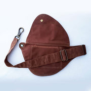 Clamshell Type Waist Bag For Men Cross Body Hip Purse