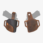 Mens Hunting Holster For Outdoor Outside The Waistband Leather Pouch