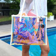 PVC Summer Beach Bag Waterproof Shopping Travel Tote