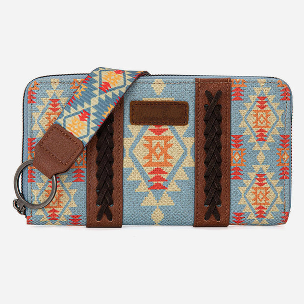 Bohemian Wallet Vintage Canvas Ethnic Style Small Clutch For Women