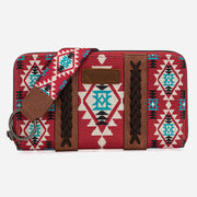 Bohemian Wallet Vintage Canvas Ethnic Style Small Clutch For Women