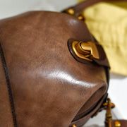 Handmade Crossbody Bag For Women Vintage Daily Shopping Bucket Bag
