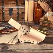 Retro Outside Waistband Leather Holster Medieval Cosplay Waist Pouch