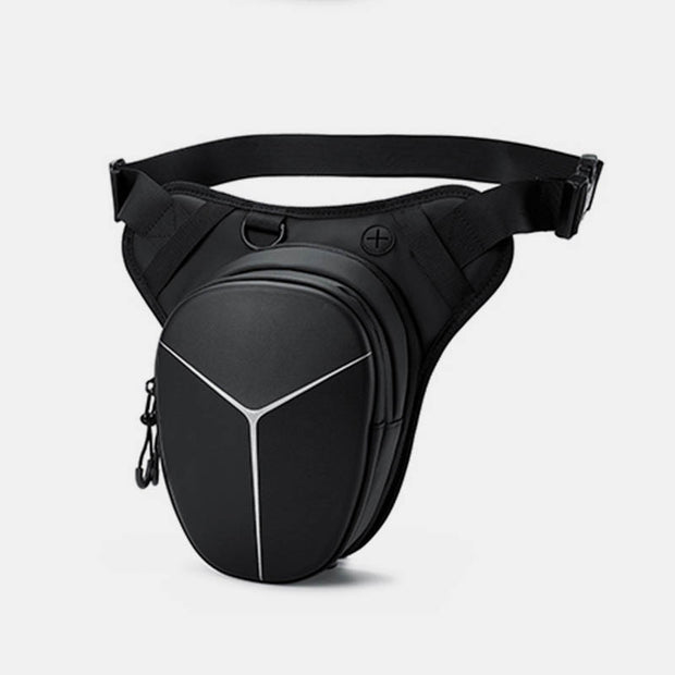 Drop Leg Bag for Men Women Hard Shell Motorcycle Waist Pack