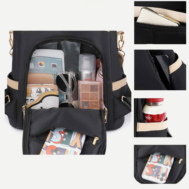 Anti-theft Mini Backpack for Women Waterproof Small Travel Shoulder Bag