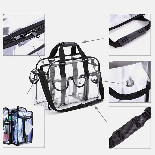 Large Capacity Waterproof Casual Transparent Cosmetic Bag Storage Bag
