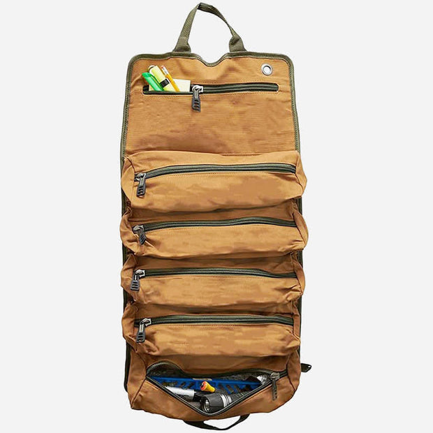 Roll Tool Up Bags Multi Purpose Canvas Hanging Tool Organizer