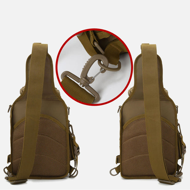Tatical Chest Bag For Men Outdoor Training Crossbody Sling Bag