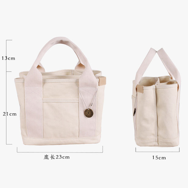 Large Capacity Multi-Compartment Removable Bottom Casual Cute Tote Bag
