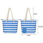 Large Beach Bag Tote Bag Waterproof Big Pool with Wine Container
