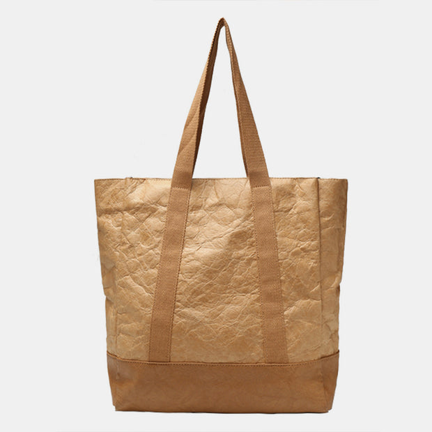 Eco-Friendly Reusable Dupont Paper Tote Bag Large Top Handbag Shoulder Daypacks