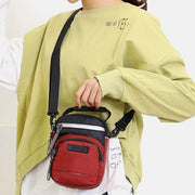 Multi-Carry Waterproof Lightweight Casual Messenger Bag With Reflective Strip