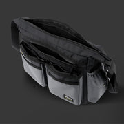 Classic Travel Satchel For Men Durable Nylon Large Crossbody Bag