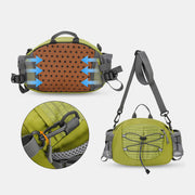 Outdoor Hiking Fishing Waist Bag with Crossbody Strap