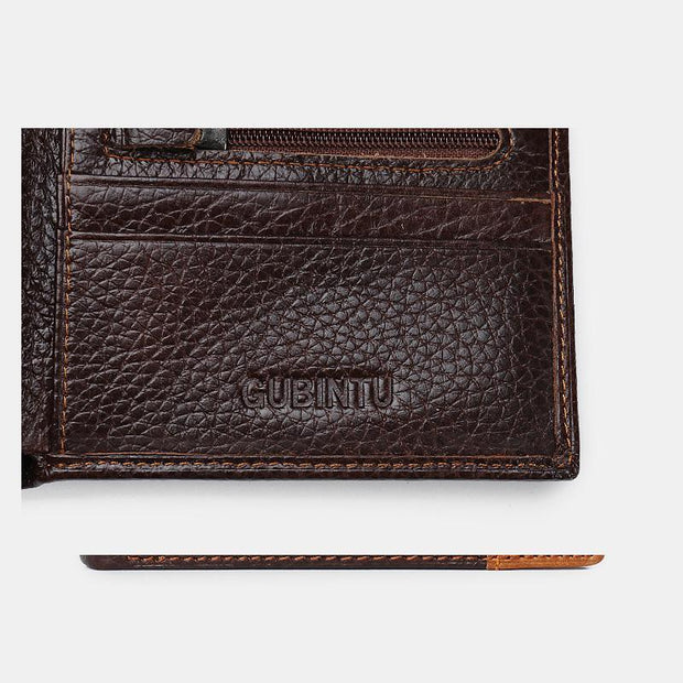 Large Capacity Multi Card Leather Wallet