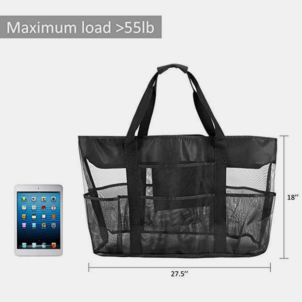 Oversize Beach Bags Carry Mesh Totes