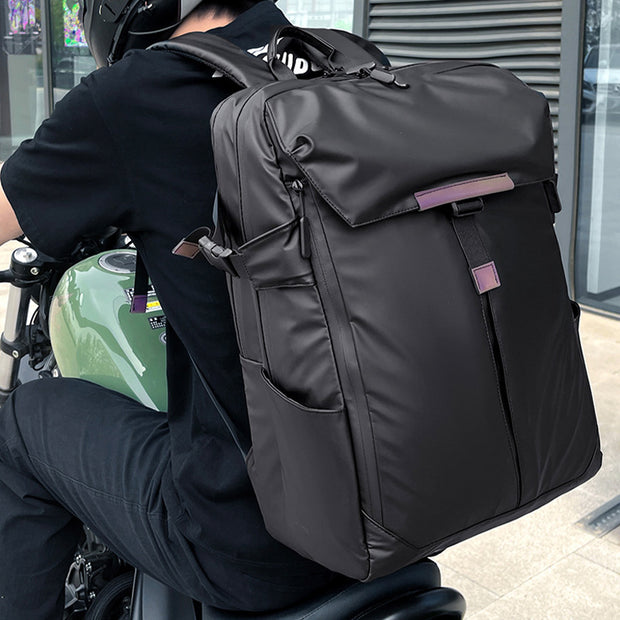 Women Men Outdoor Cycling Laptop Backpack Can Put Helmet Basketball
