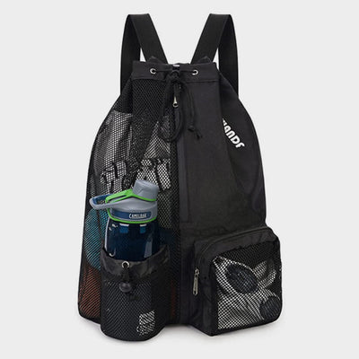Swim Bag Drawstring Mesh Backpack for Swimming Gym Workout Gear