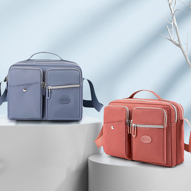 Lightweight Handbag Crossbody Purse Multi Pocket Travel Work Shoulder Messenger Bag