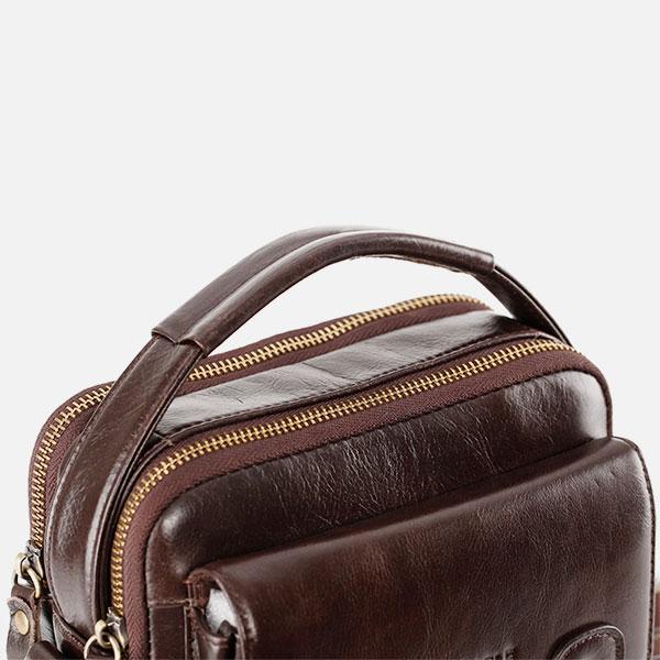 Multifunctional Leather Crossbody Bag