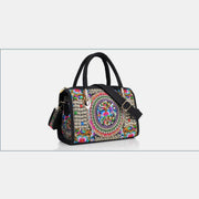 Large Capacity Multicolor Embroidered Ethnic Tote