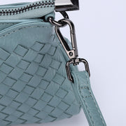Stylish Woven Crossbody Bag With Wristlet