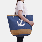 Casual Large Capacity Printing Shoulder Bag Summer Beach Bag Shopping Bag
