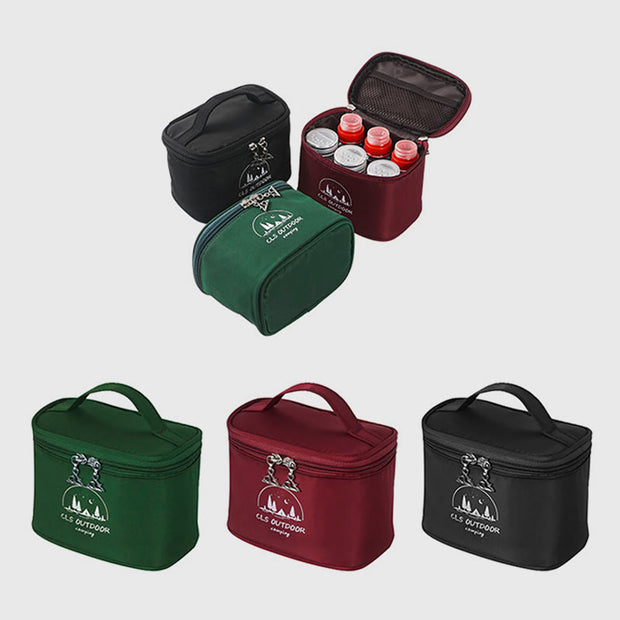 Storage Bag For Outdoor Camping BBQ Mini Spice Bottle Set