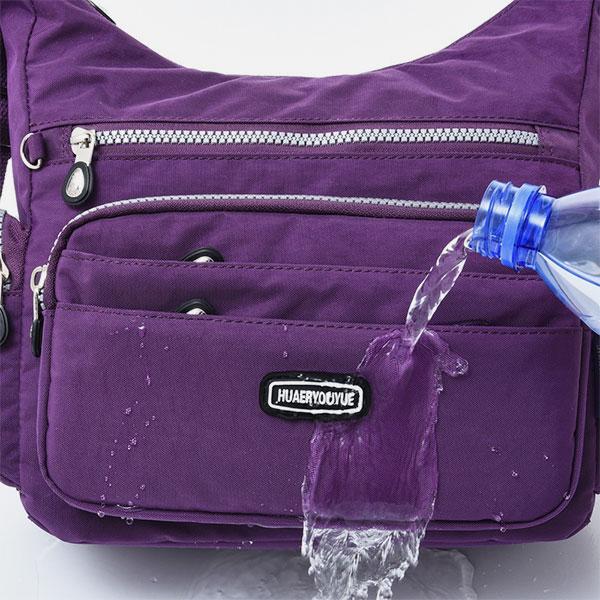 Waterproof Multi-Pocket Crossbody Bag