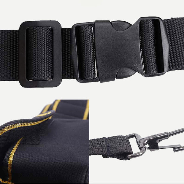 Multi-Pocket Tool Bag Oxford Tool Belt Adjustable Belt Durable Construction
