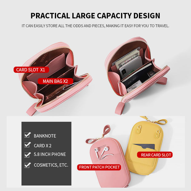 Large Capacity Cute Crossbody Phone Bag