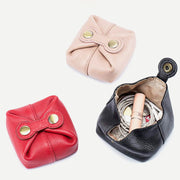 Soft Real Leather Coin Purse Mini Storage Pouch Carrying Purses