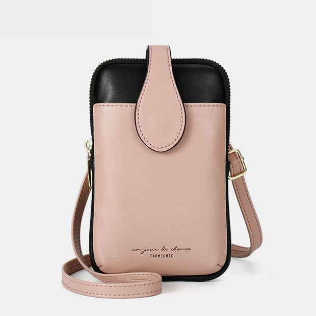 Simply Fashion Color Block Phone Bag