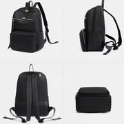 Lightweight Solid Color Backpack for School Travel Rusksack Casual Daypack