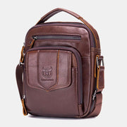 Men's Casual Leather Business Vintage Crossbody Bag