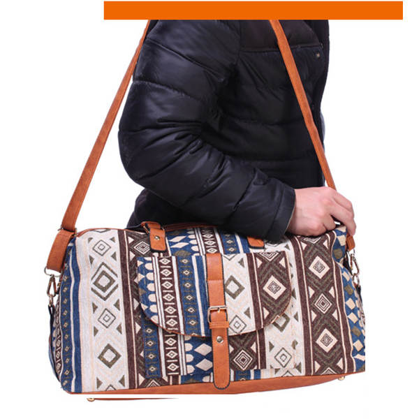 Unisex Tassel Folk-Custom Duffel Bag