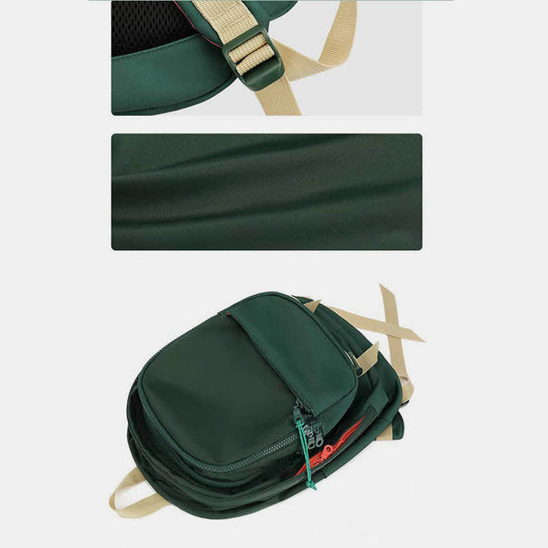 Multi-Pocket Casual Backpack for Women Travel Daypack Teen Girls School Bookbag