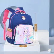 Backpack For Kids Cartoon Character Printing Lightweight Oxford Schoolbag