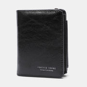 Large Capacity Thri-Fold Elegant Wallet
