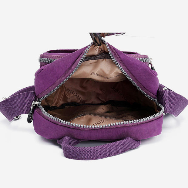 Lightweight Waterproof Nylon Casual Crossbody Bag