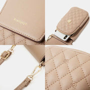 Women's Small Crossbody Cell Phone Purse Wallet Leather Shoulder Bag