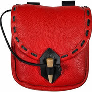 Renaissance Belt Pouch Holster EDC Leather Waist Bag Cosplay Coin Purse