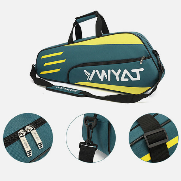 Badminton Racket Bag For Teens Waterproof Nylon Thicken Shoulder Backpack