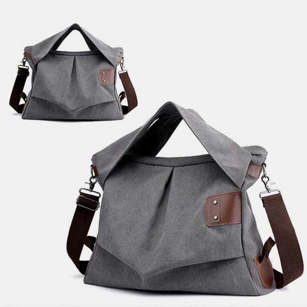 Large Capacity Canvas Handbag for Women Crossbody Tote Hobo Bag
