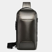 Waterproof Sling Bag With USB Charging Port