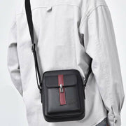 Messenger Bag for Men Soft PU Leather Casual Crossbody Handbag
