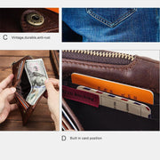 RFID Anti-theft Multifunctional Zipper Wallet