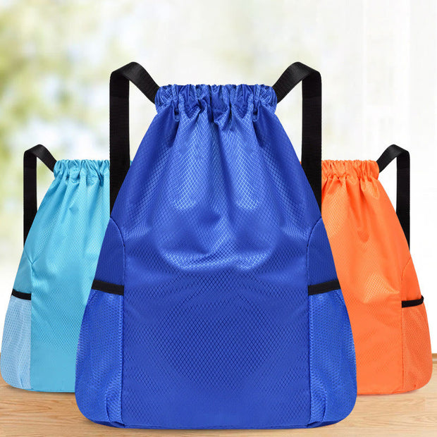 Backpack For Outdoor Sports Lightweight Drawstring Simple Fitness Bag